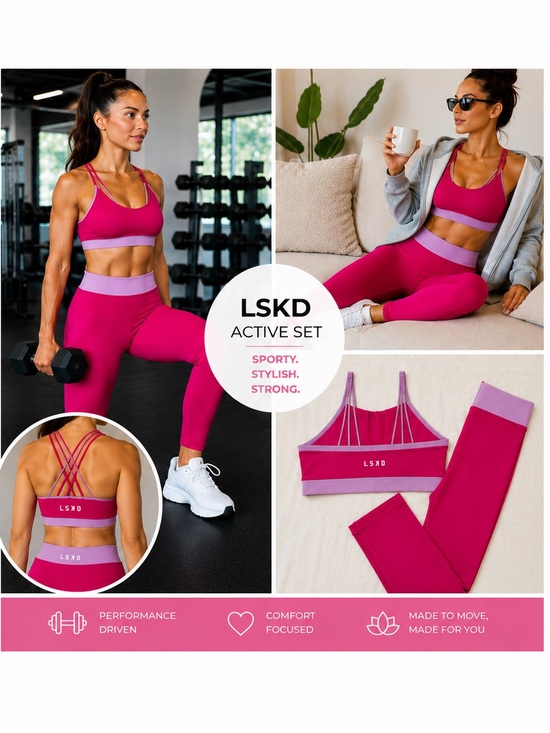 Lskd Pants - LSKD leggings and matching sports bra